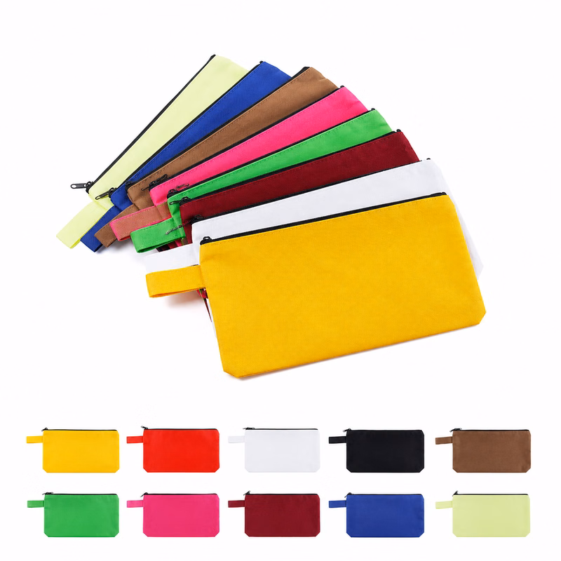 Canvas Pencil Organizer Case