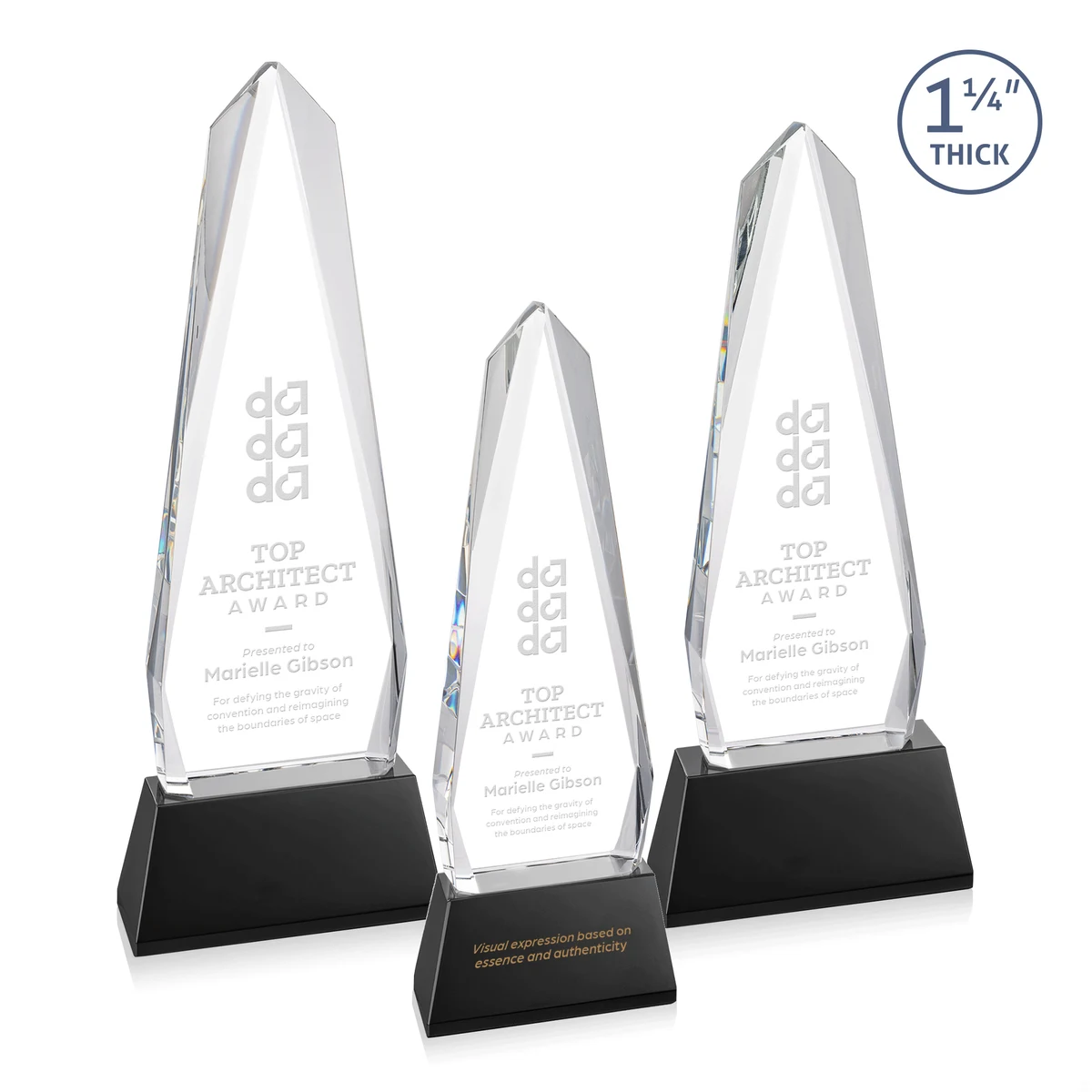 Cheswick Award on Entwhistle Base - Black 1