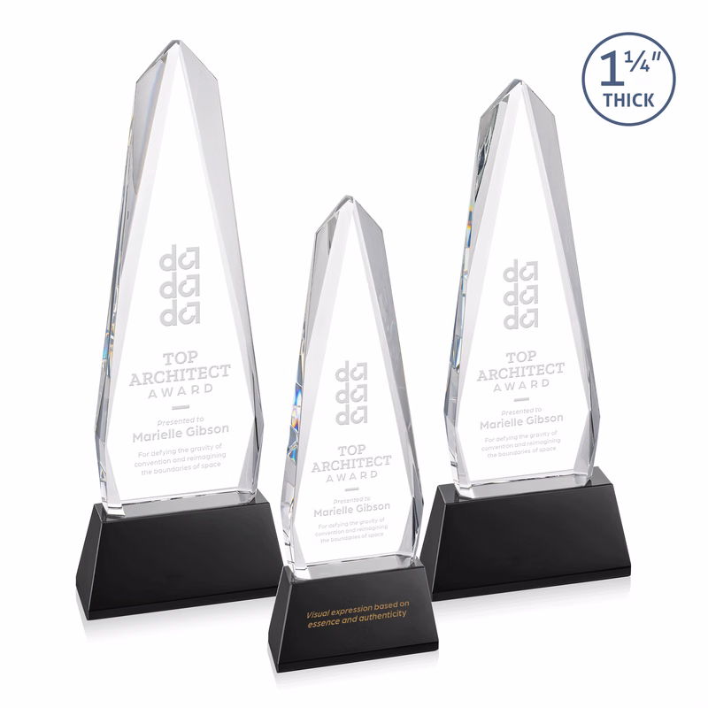 Cheswick Award on Entwhistle Base - Black
