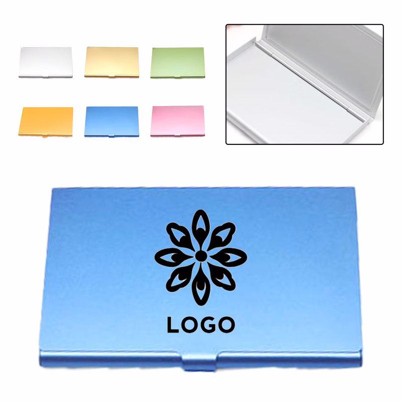 Colorful Metal Business Card Holder