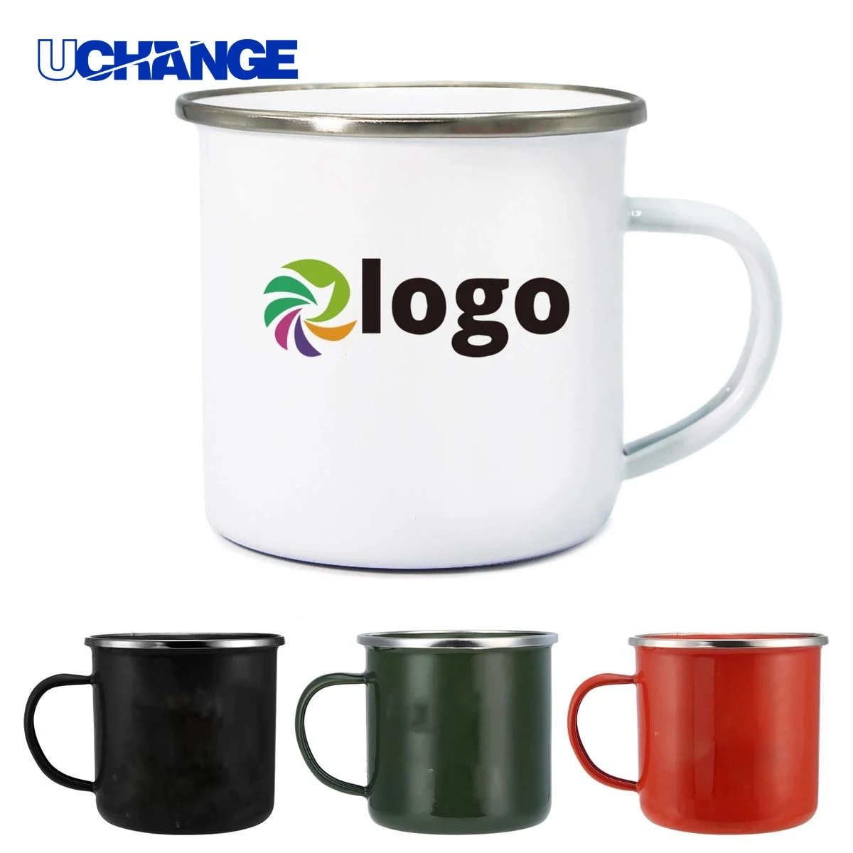 Enamel Camping Mug Container (12Oz) 1