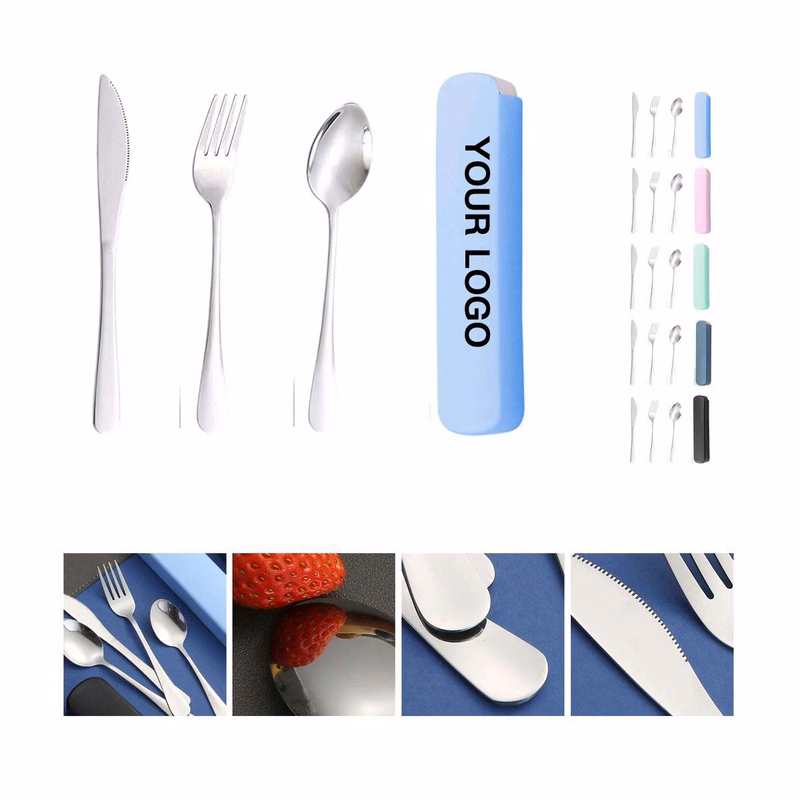 Travel Cutlery Set Stainless Steel Portable