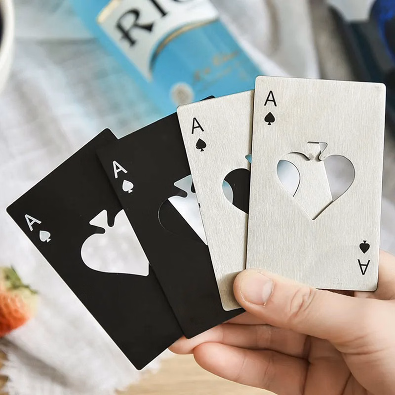 Stainless Steel Poker Bottle Opener