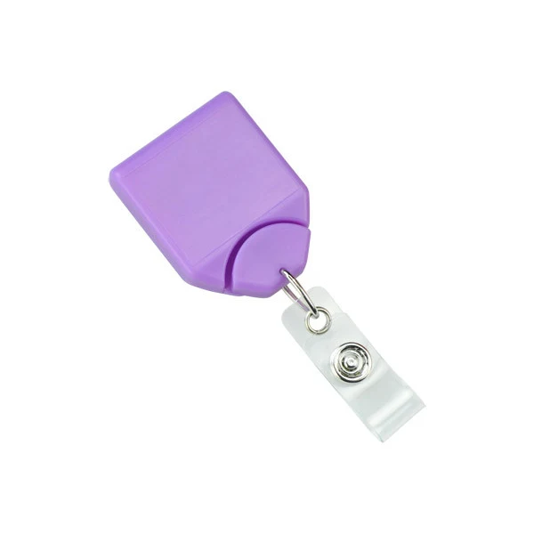 Metallic B-Reel Badge Reel w/Swivel Belt Clip 1