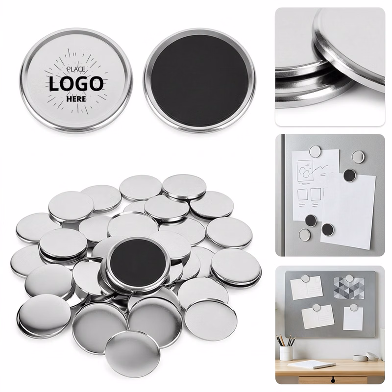 Strong Magnetic DIY Metal Badge Blanks