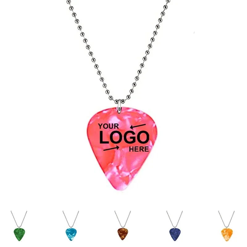 Custom Guitar Pick Necklace 1