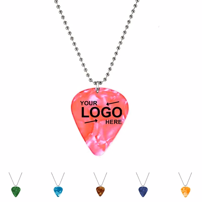 Custom Guitar Pick Necklace