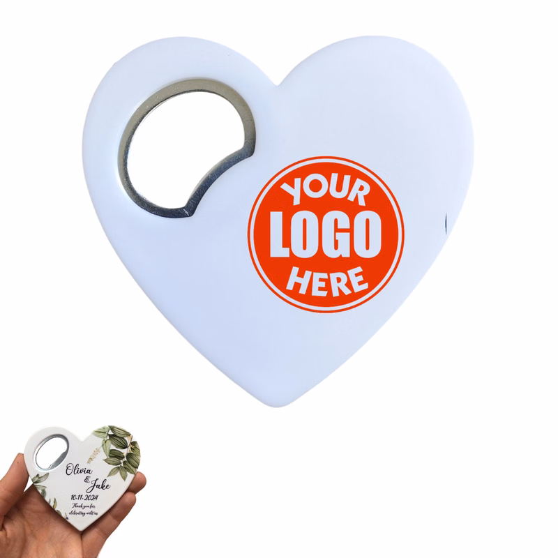 Customized Heart Shaped Bottle Opener