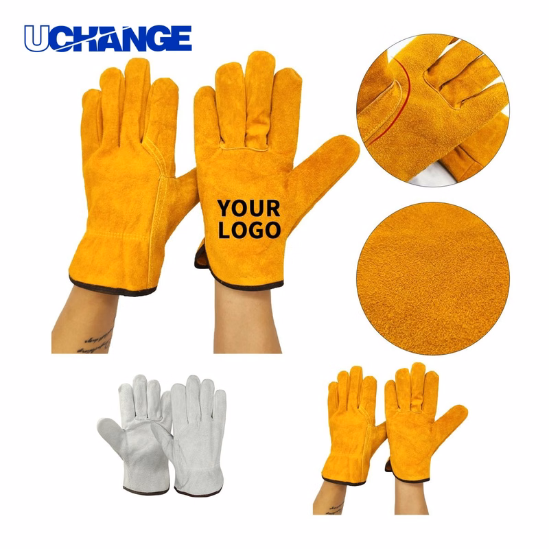 Buffalo Leather Work Glove with Keystone Thumb for Job Sites