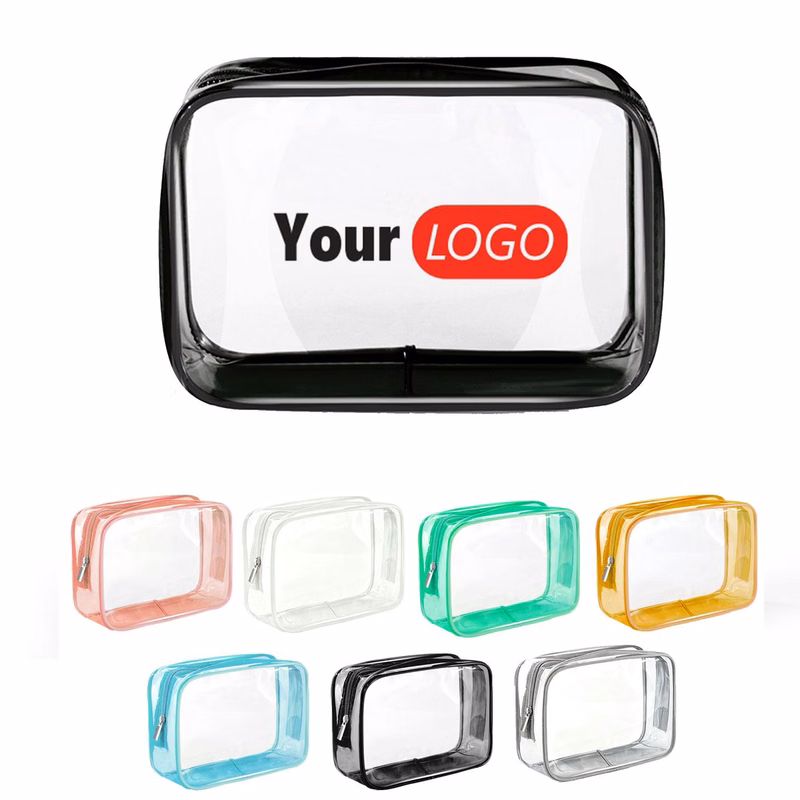 PVC Waterproof Transparent Toiletry Storage Bag