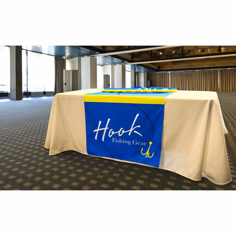 Custom 36"Wide Dye Sublimated Satin Table Runner