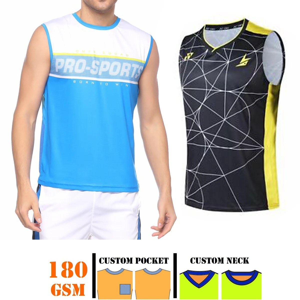 Unisex 180 GSM Poly Cotton Feel Sublimation Soft Tank Top 1