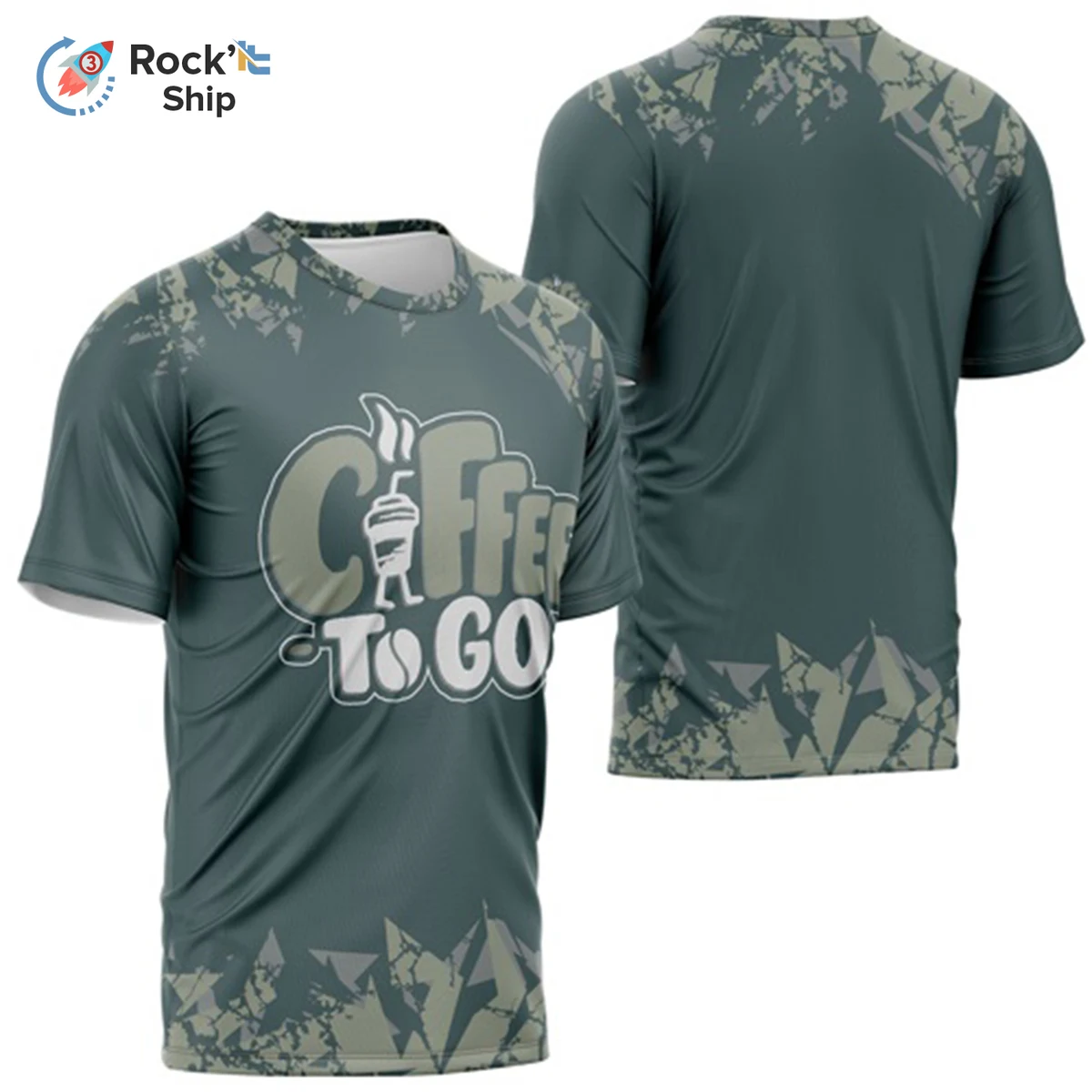 Rock'it 3-Day Unisex 160 GSM Brushed Milk Silk Sublimation Short Sleeve T-shirt 1