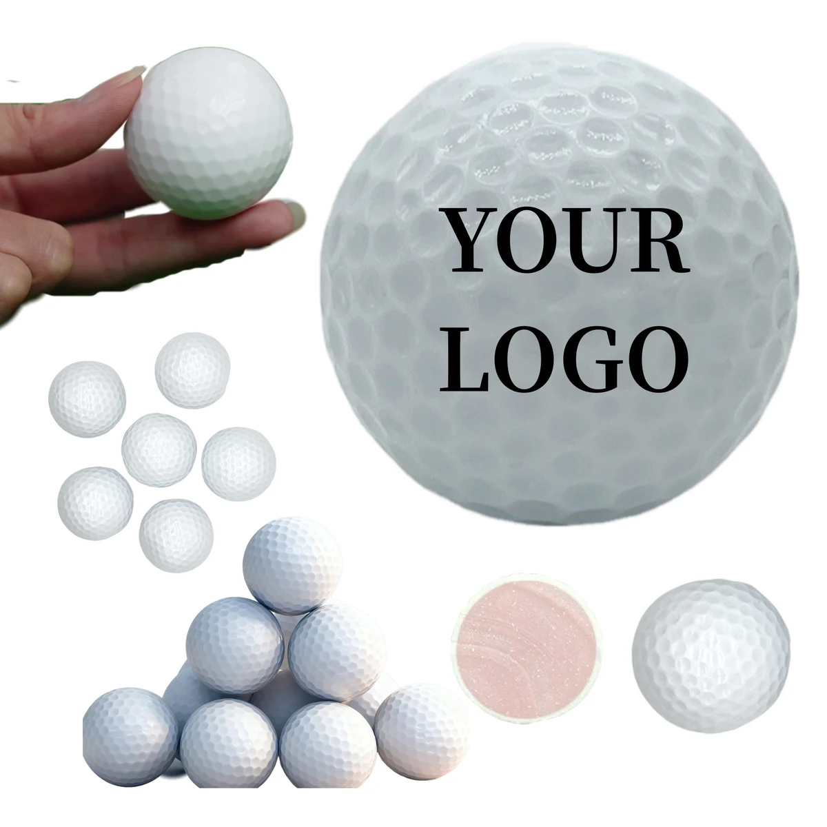 Dual-Layer Practice Golf Ball Custom Durable 1