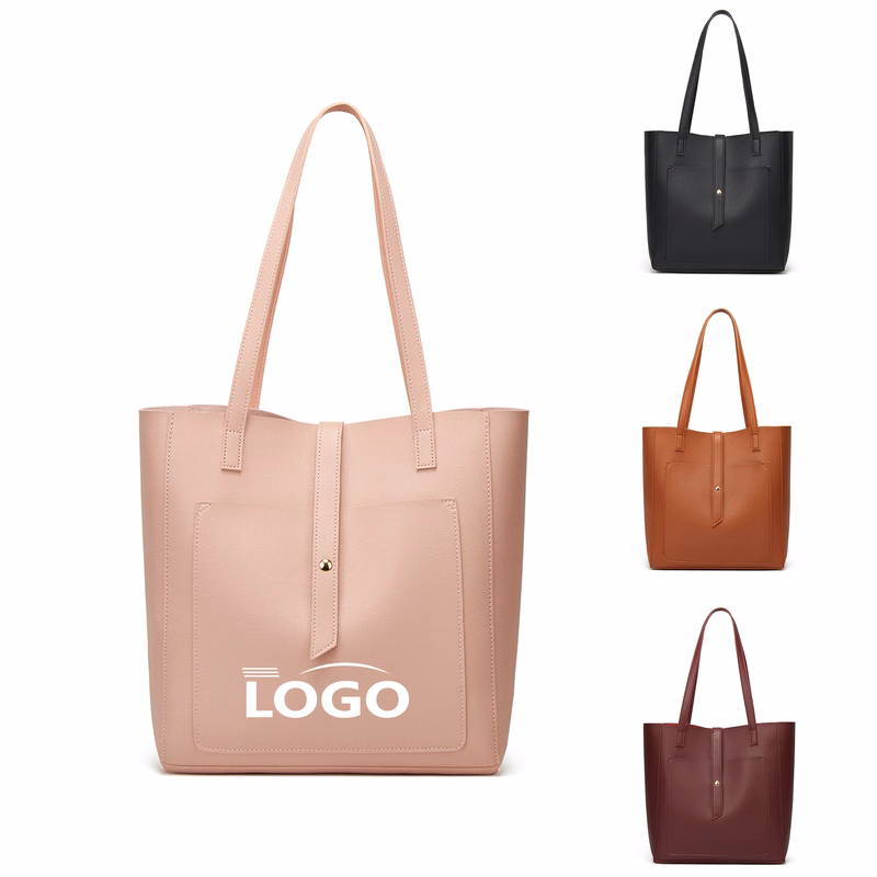 Elegant PU Tote Bag Offering Ample Storage Space