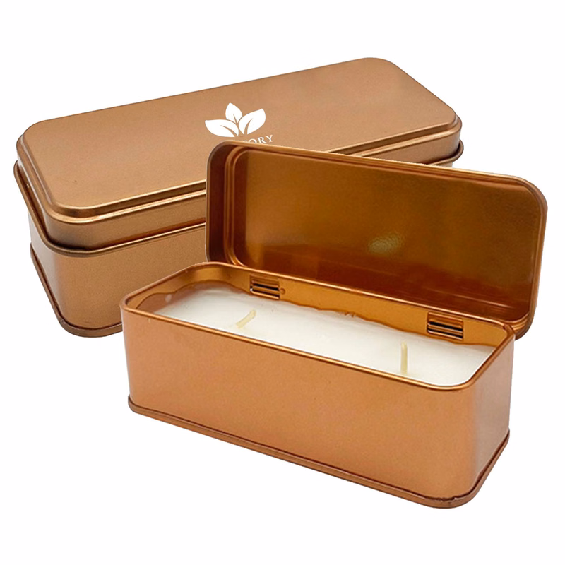 Metal Rectangular Candle