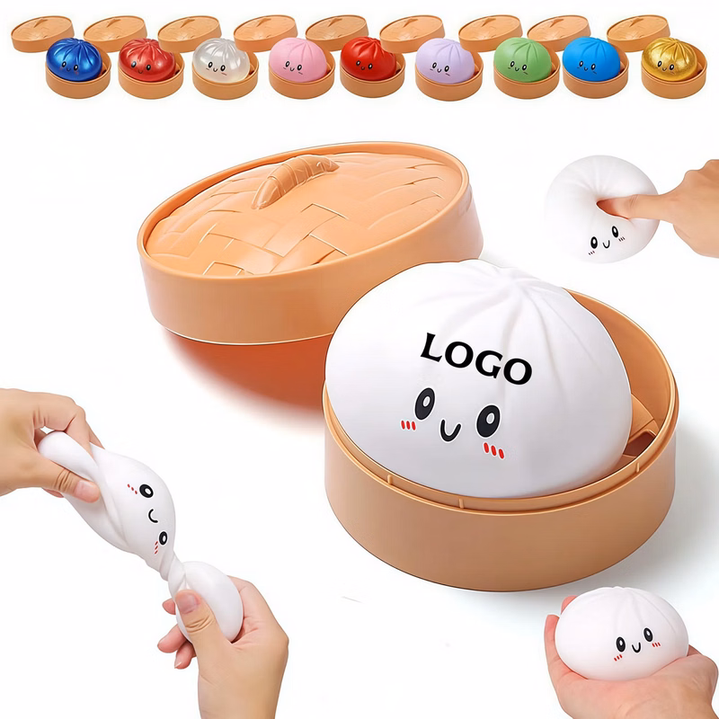 MOQ12 Squishy Dumpling Stress Ball - Sensory Fidget Toy
