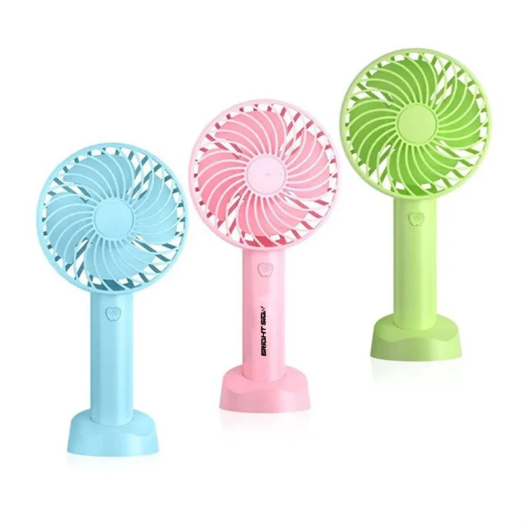 Pocket-Size Mini Fan with Phone Holder Base USB Rechargeable 1