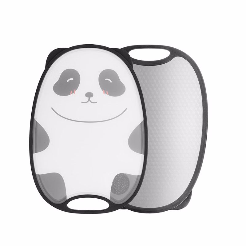 Panda Design Dual-Sided Stainless Steel Chopping Board