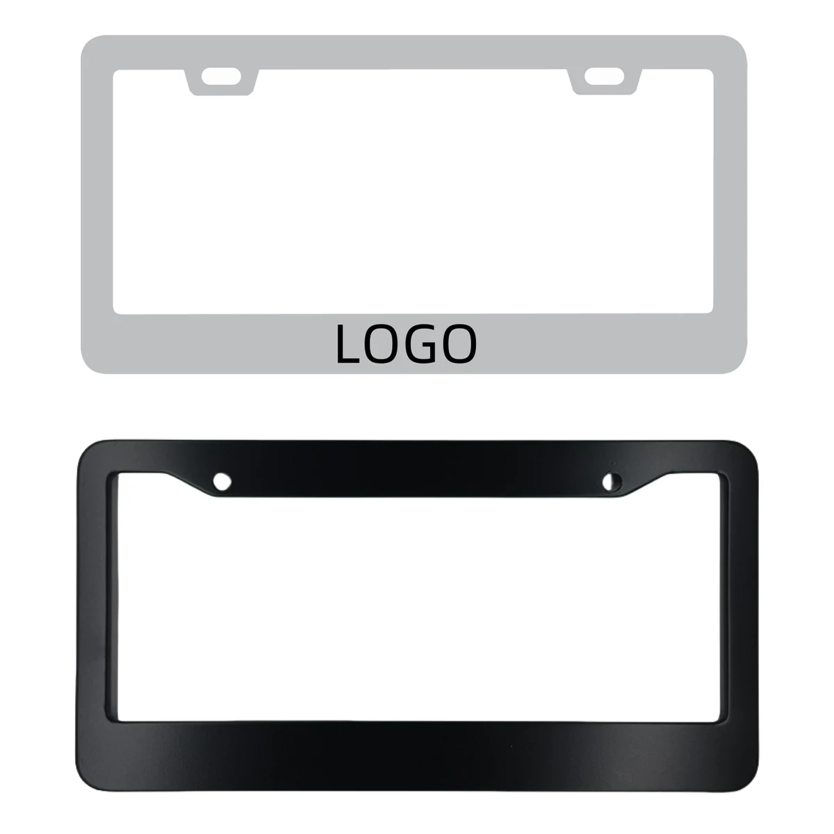 High-Quality Aluminum Alloy License Plate Frame 1