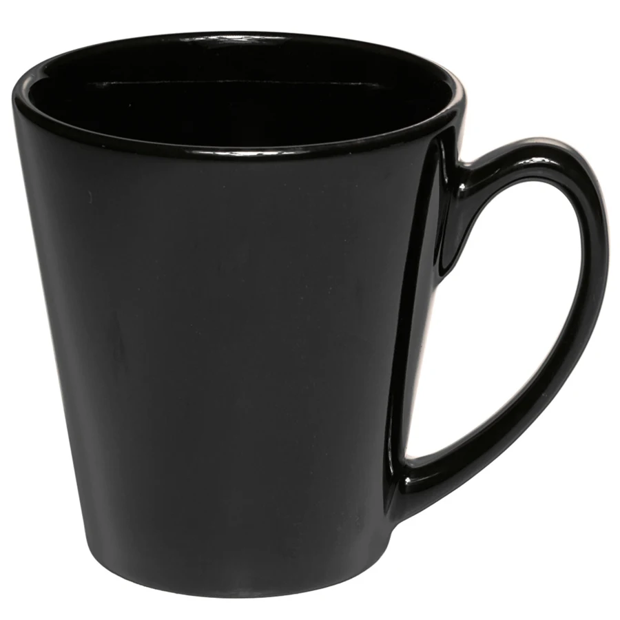 12 oz. Glossy Ceramic Latte Custom Coffee Mug 1