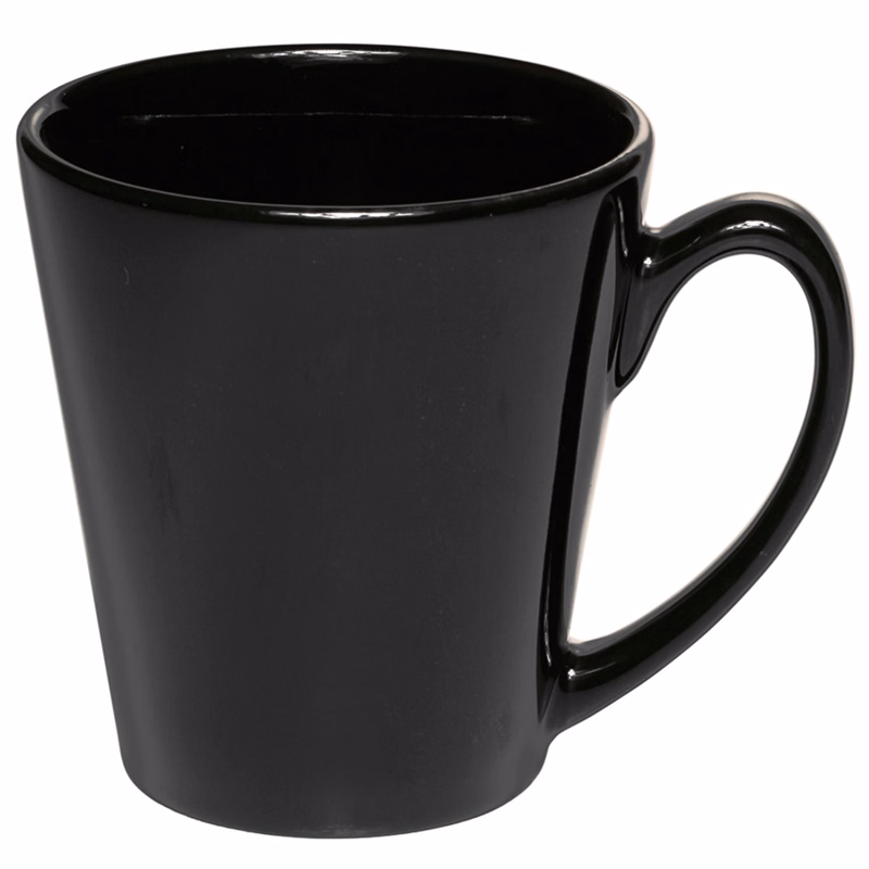 12 oz. Glossy Ceramic Latte Custom Coffee Mug