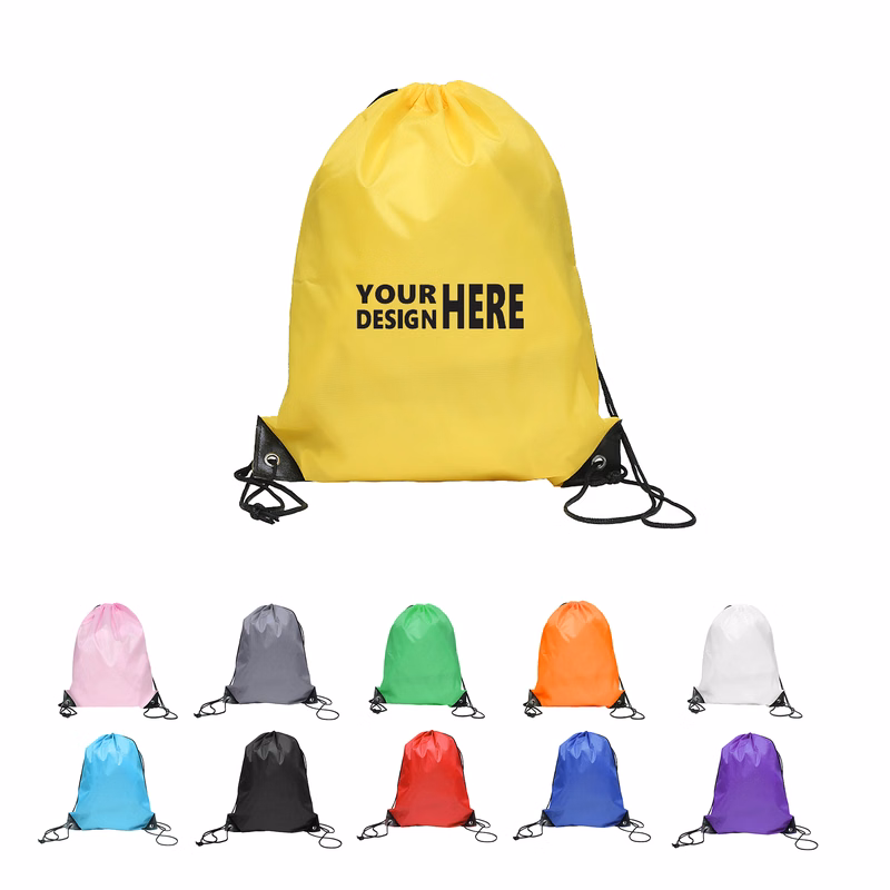 Portable Drawstring Polyester Bag