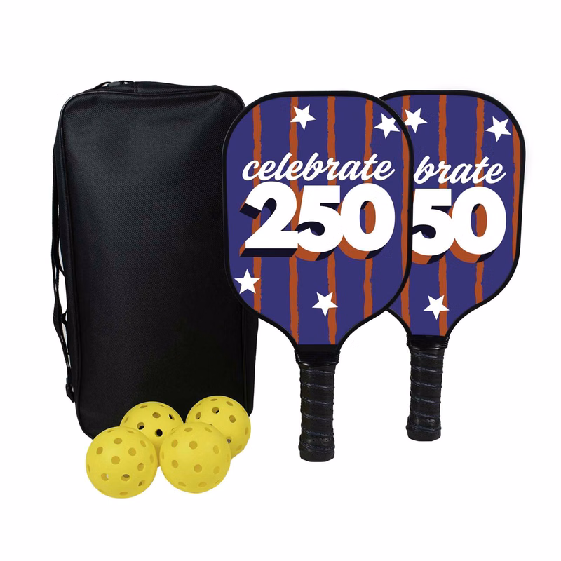 Deluxe Pickleball Set Single-Sided Paddles