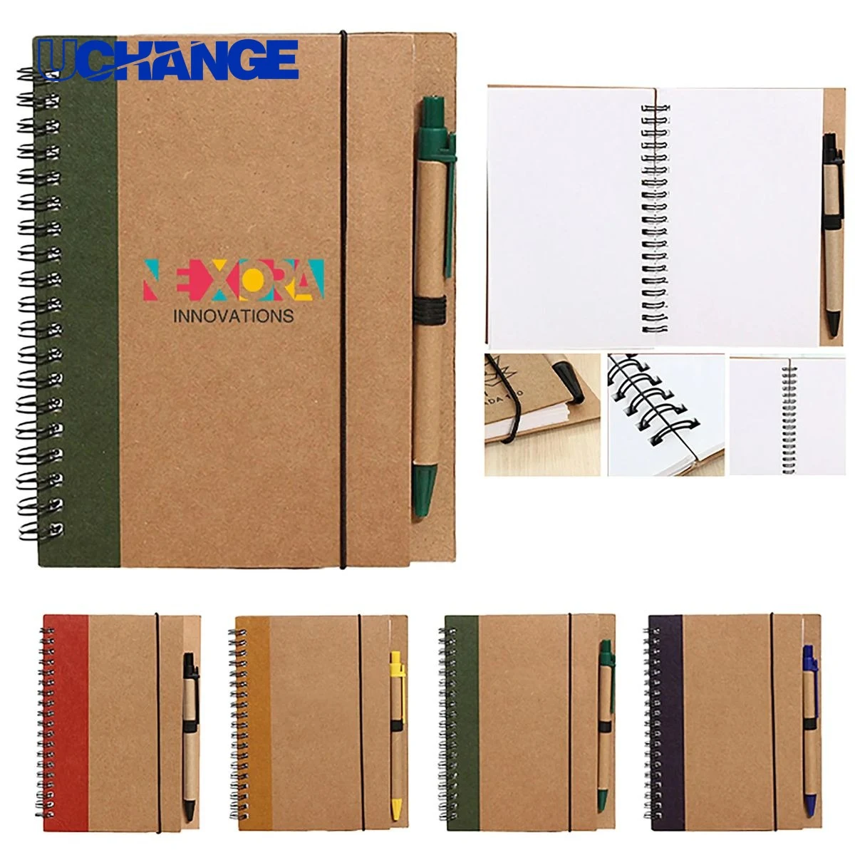 Kraft Spiral Notebook with Professional Look 1