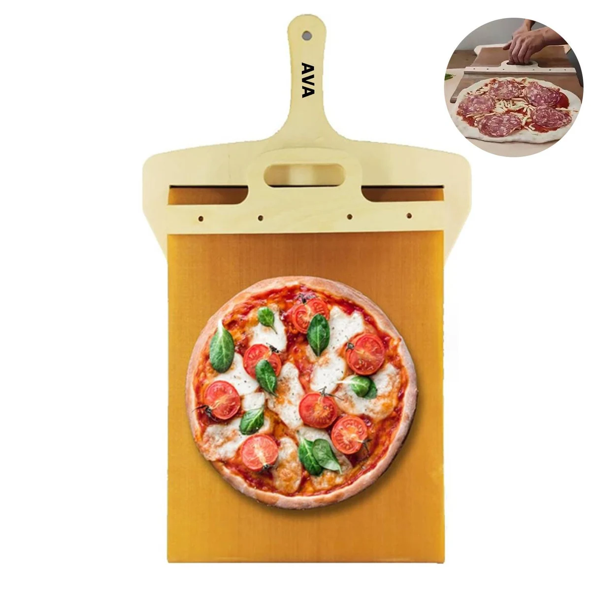 Sliding Pizza Peel Tray 1