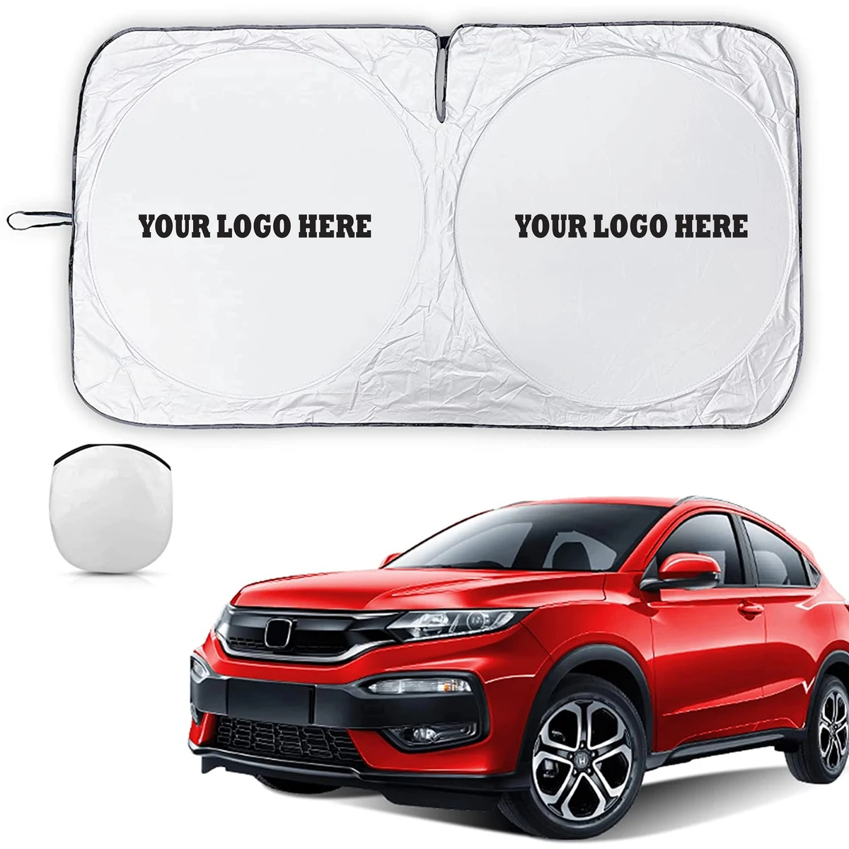 Full Color Front Windshield Sunshade 1