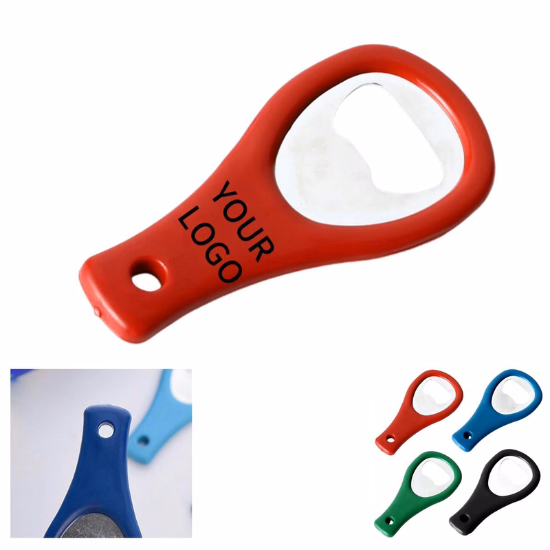 Compact Bottle Opener with Metal Insert