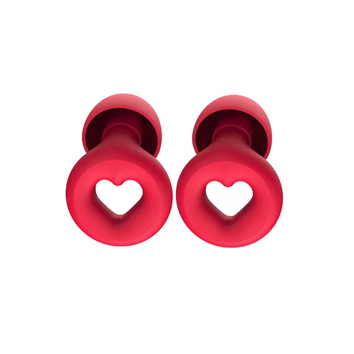 Heart Reusable Silicone Ear Plugs For Noise Reduction 1