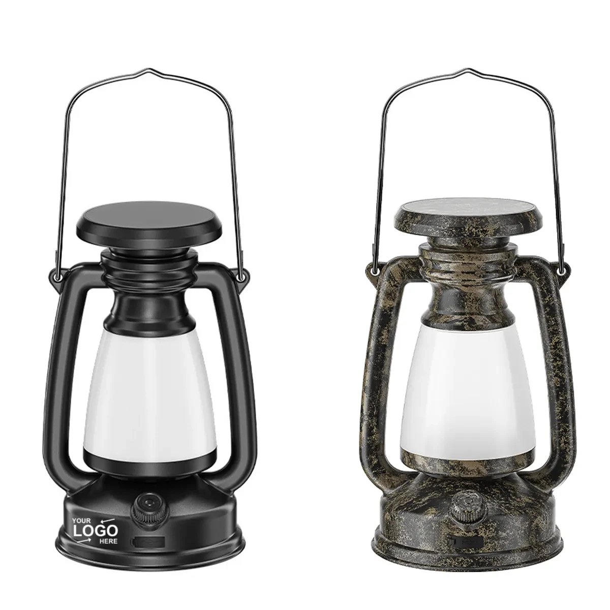 Vintage LED Hurricane Lantern 1