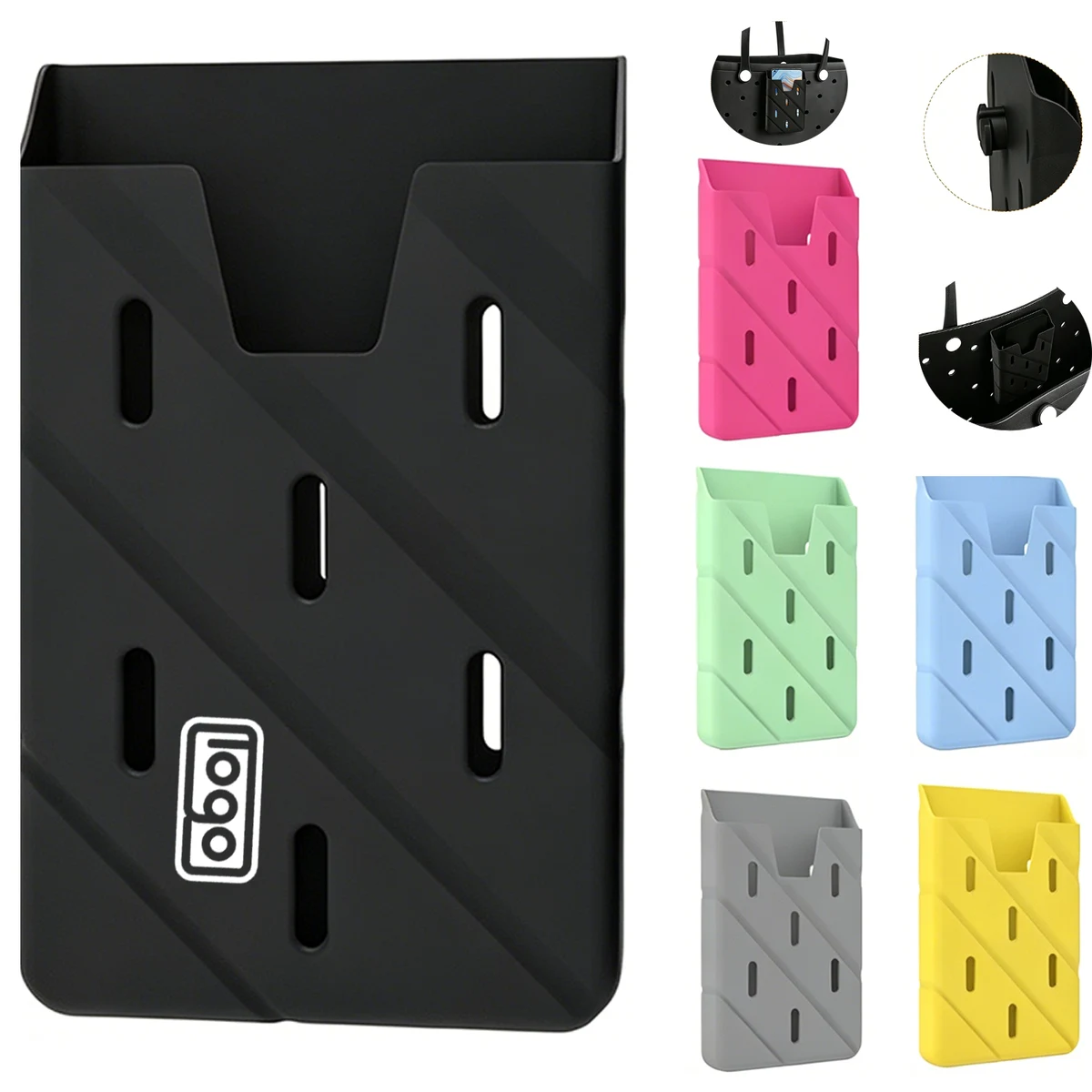 Reusable Silicone Phone Holder Insert for Hole Tote Bags 1