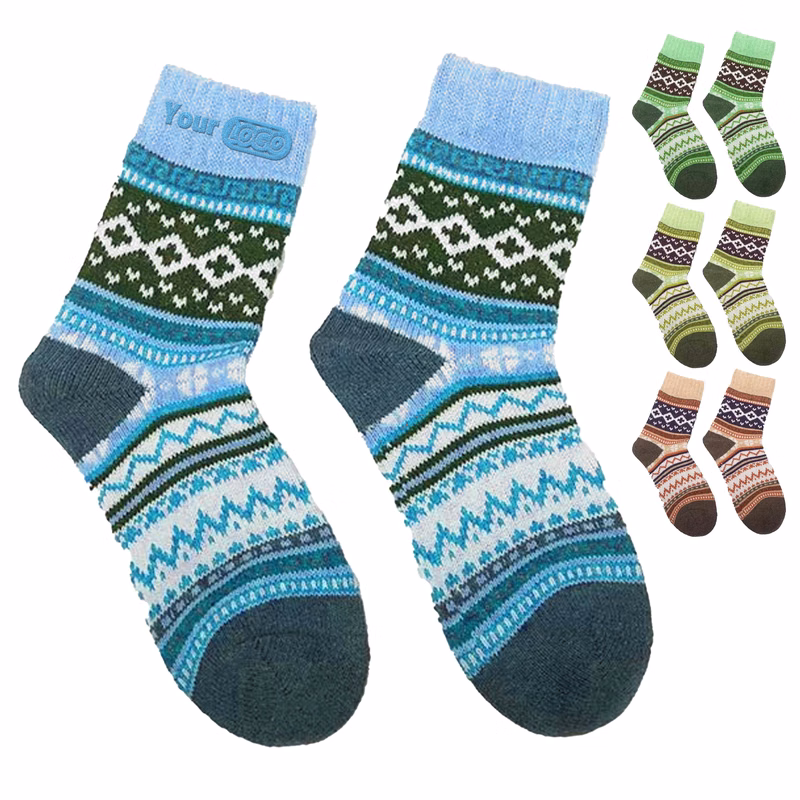 Cotton Soft And Warm Knitted Socks For Cold Weather