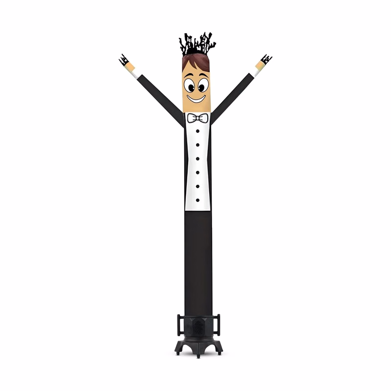 Groom Inflatable Tube Man Character with Blower