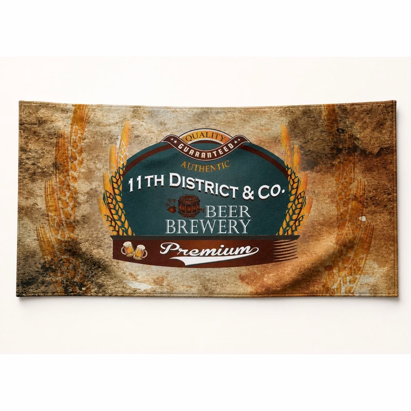 24 Hr Express Ship - Absorbent Microfiber Dri-Lite Terry Beach, Travel Towel, 22x44, Sublimated