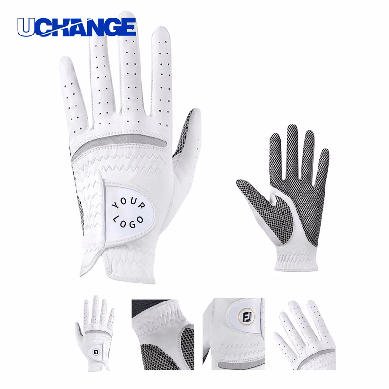 Super Fiber Golf Glove with Lycra Panel and Hook Loop Closure 7.5"