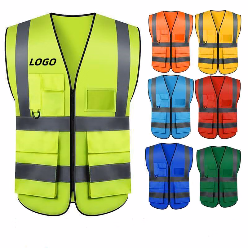 Custom High Visibility Reflective Safety Vest for Men