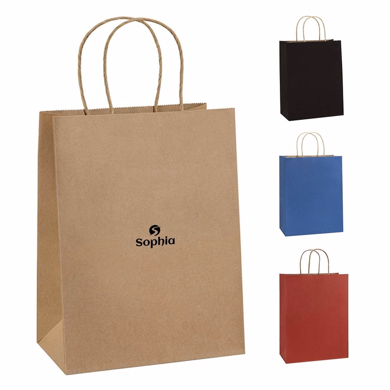Kraft Paper Brown Shopping Bag with Handle