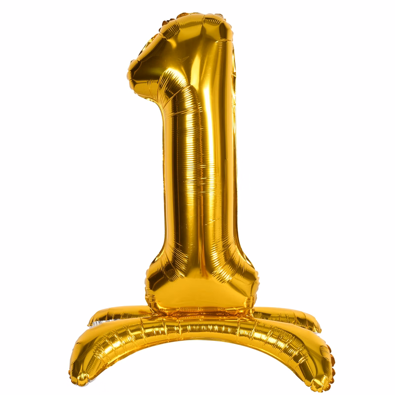 Self-Standing Balloon Number "1"