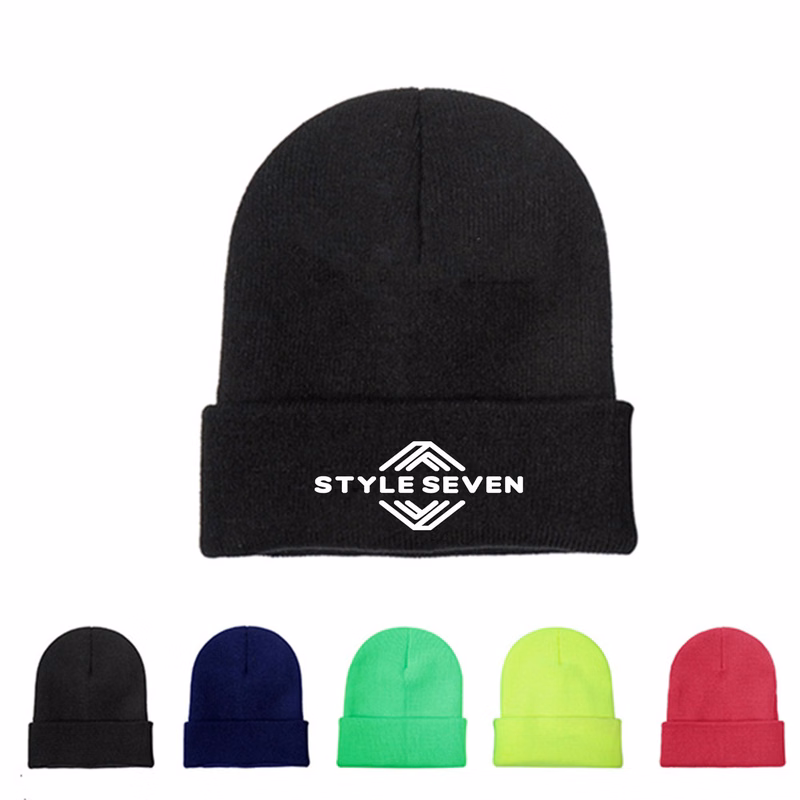 Beanie Hat Featuring Ribbed Hem