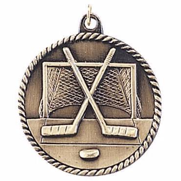 Hockey High Relief Medal