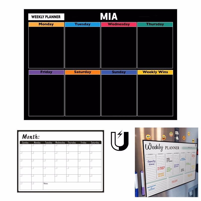Magnetic Refrigerator Calendar Sticker
