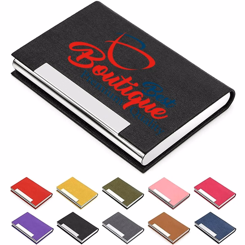 Professional PU Leather Multi Case Business Card Holder