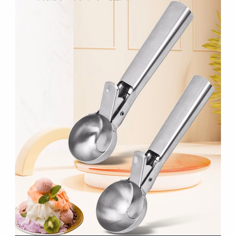 Metal Ice Cream Scoop w/ Trigger