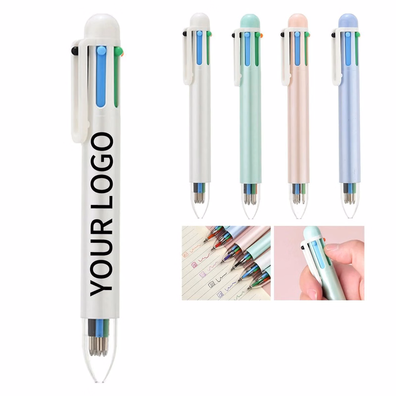 Compact Multicolor Ballpoint Pen for Notes
