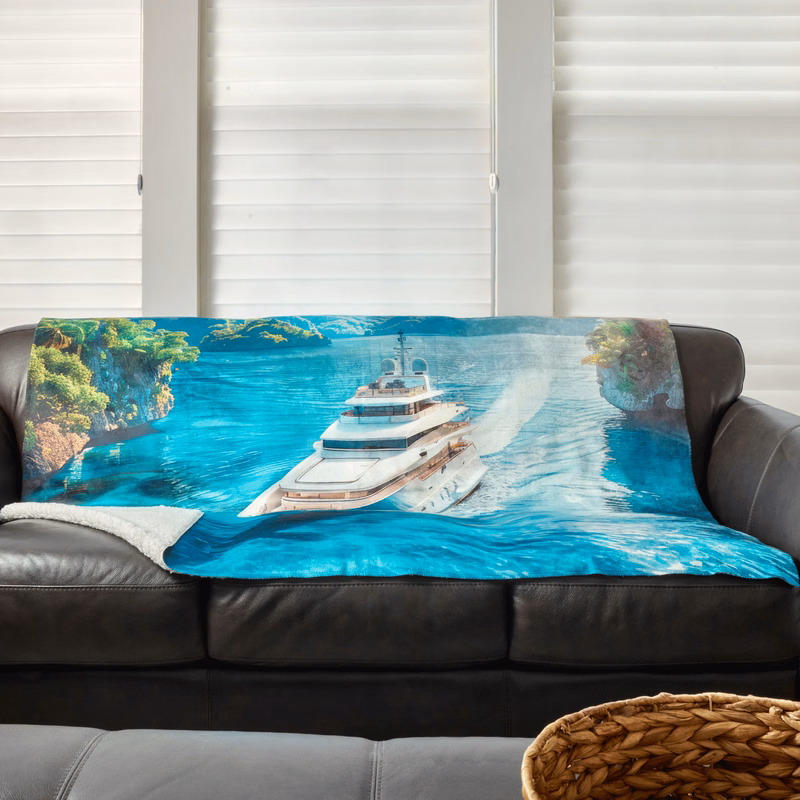 EPICOLOR Sherpa Throw - 30" x 40"