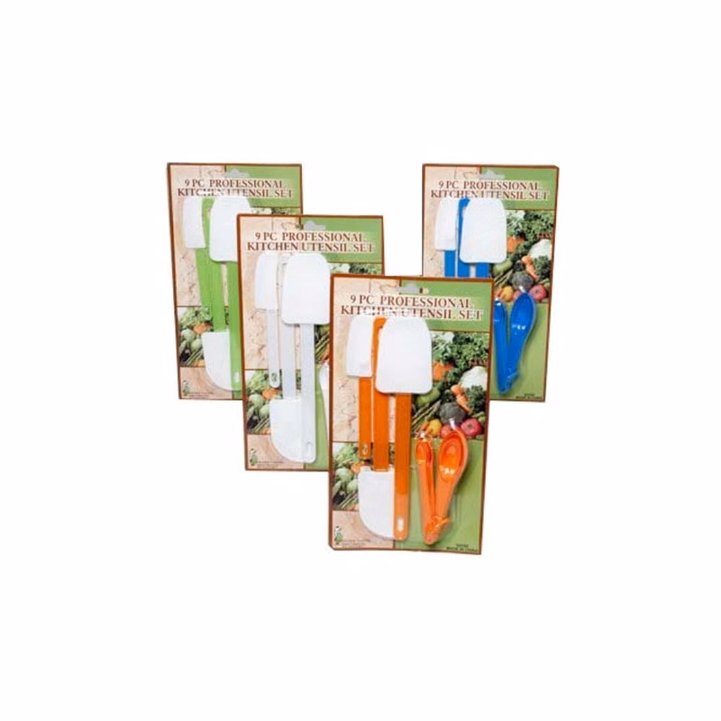 Spatula and Measuring Spoon Sets - 9 Piece